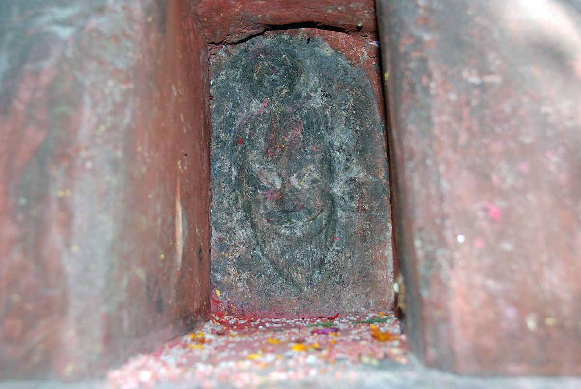 38 Kathmandu Gokarna Mahadev Temple The Fourth Bearded Brahma Head Is Behind The Main Statue 